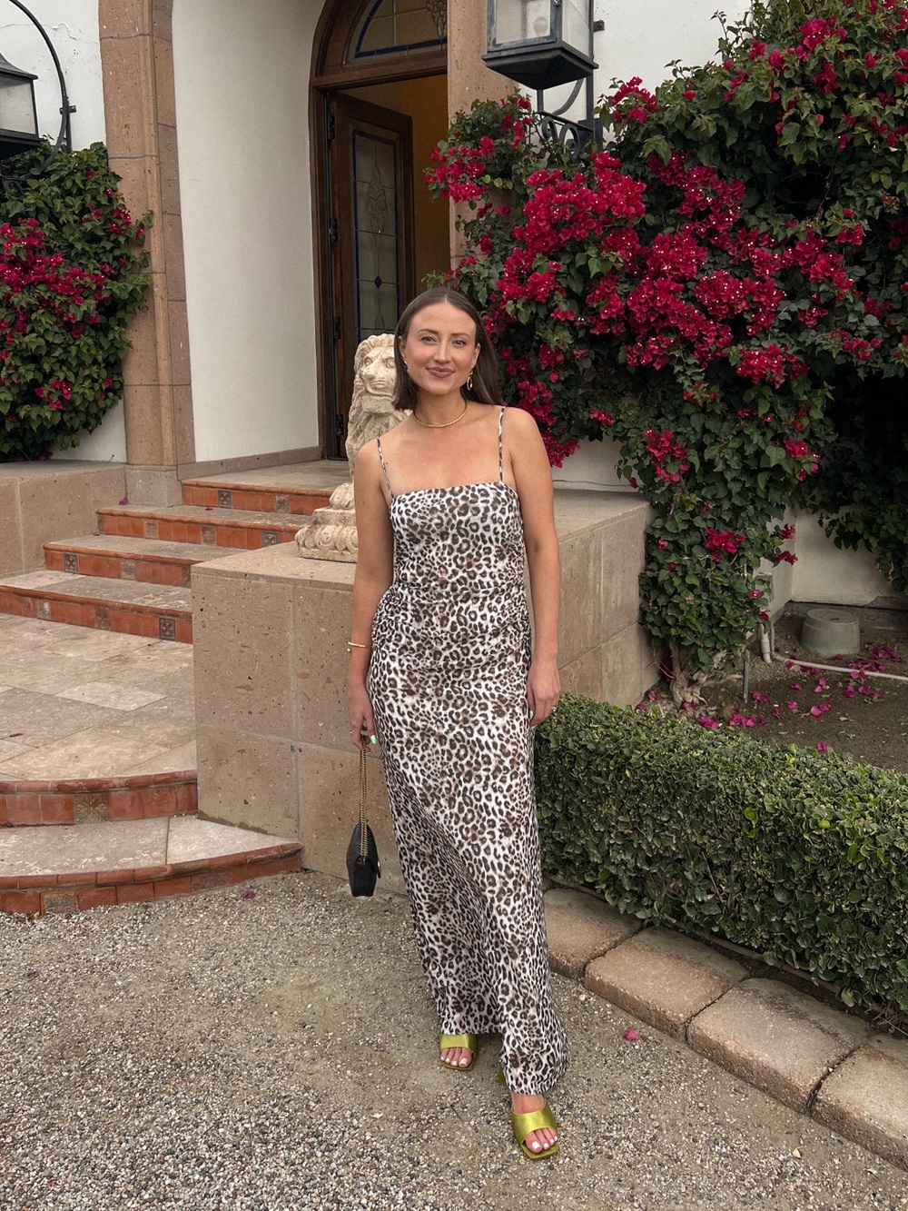 Leopard maxi dress